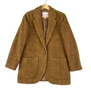 Madewell Tan Wool Blazer